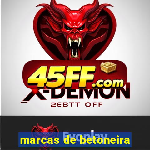 marcas de betoneira